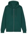 Heren Hooded Stanley Stella Cultivator 2.0 Full Zip Glazed Green